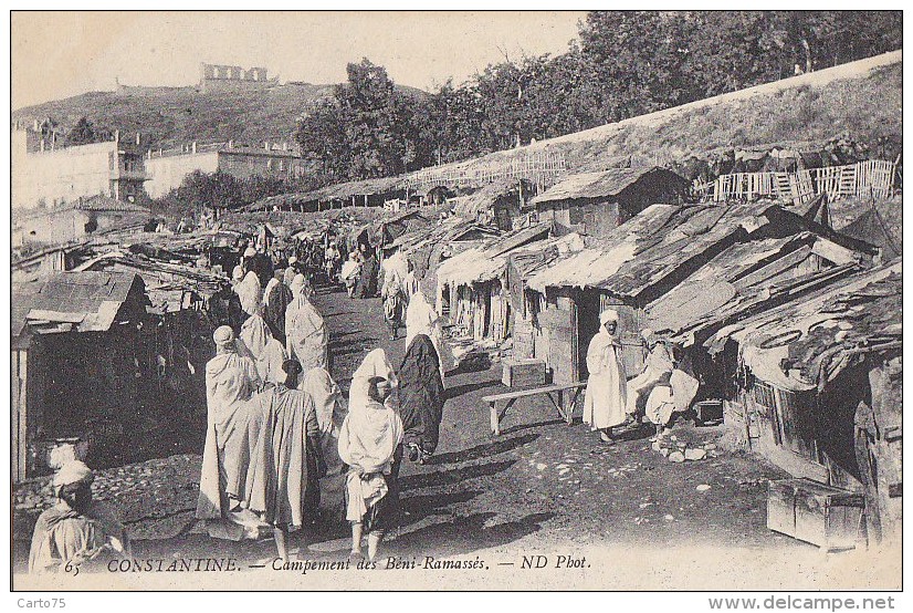 Algérie - Constantine - Campement Des Béni-Ramassés - Scènes & Types