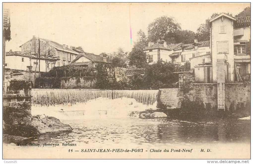 64 SAINT JEAN PIED DE PORT - Chute Du Pont Neuf - Saint Jean Pied De Port