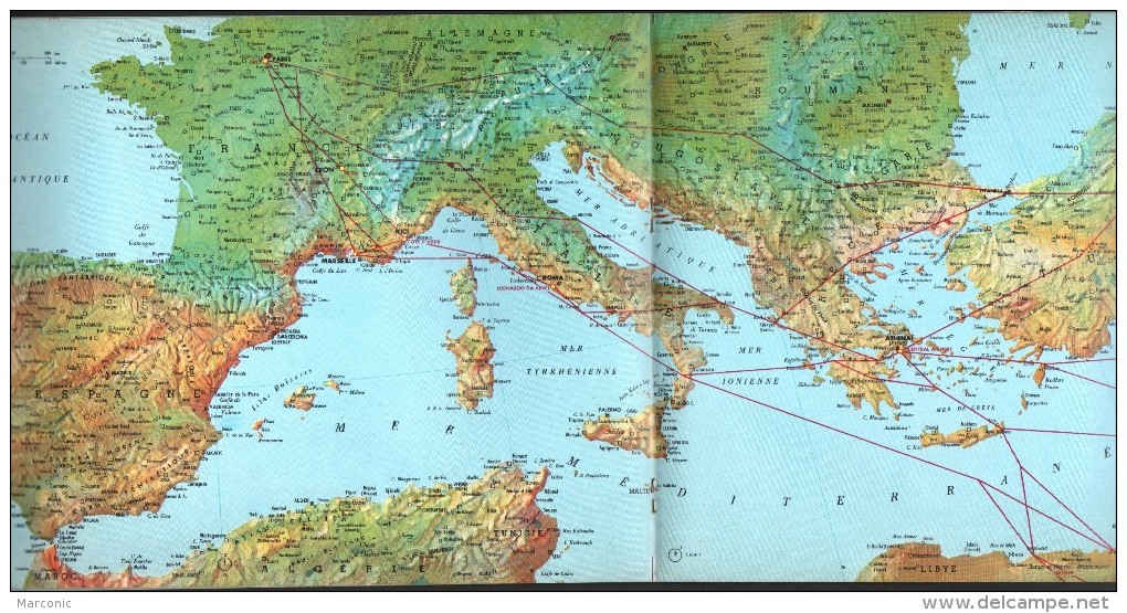 AIR FRANCE - Itinéraires Long-Courriers - L'ORIENT Et L'EXTRÊME ORIENT - 1973 - Manuels