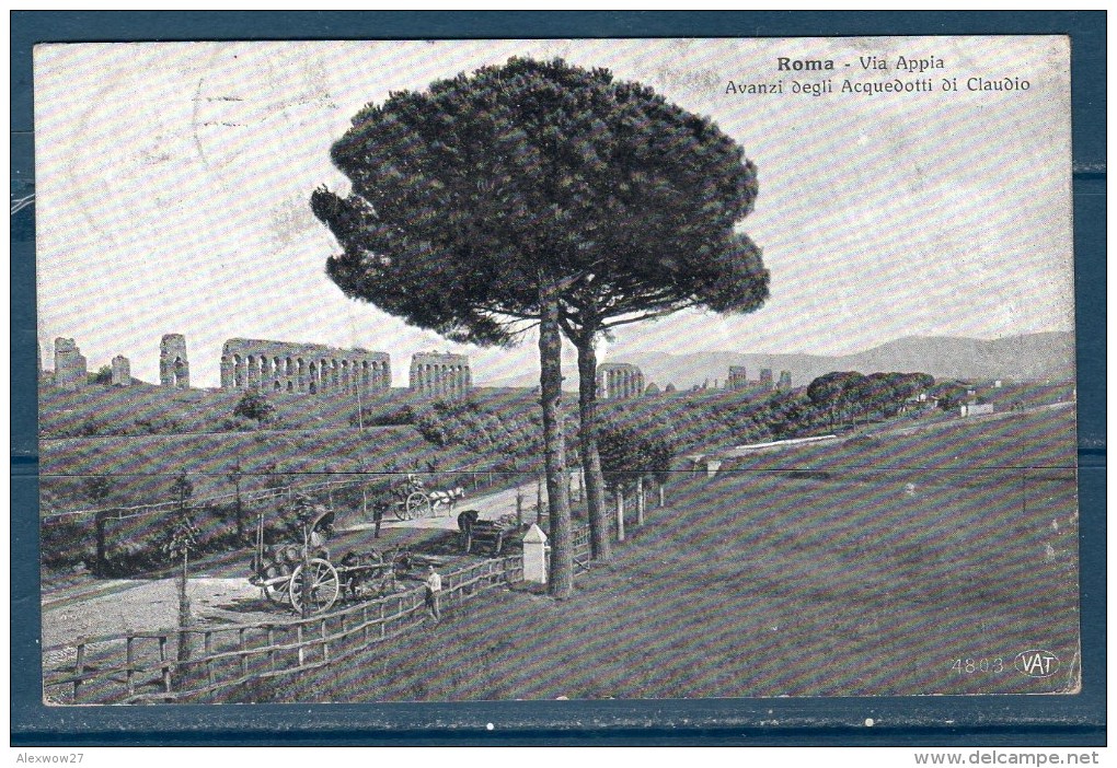 ROMA (VIA APPIA) Cartolina  Viaggiata 1920 - Bridges