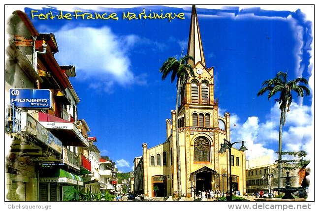 MARTINIQUE FORT DE FRANCE ANIMATION CATHEDRALE ST SAINT LOUIS - Fort De France