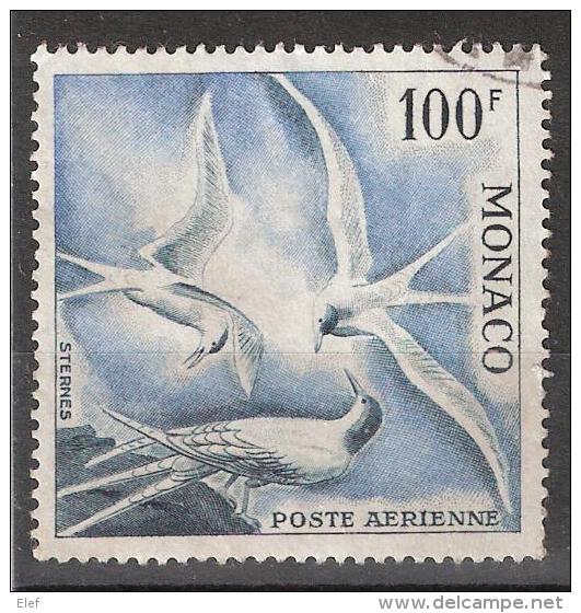 MONACO , Poste Aérienne, PA 66, 100 F , Oiseaux Sternes, Obl TB - Poste Aérienne