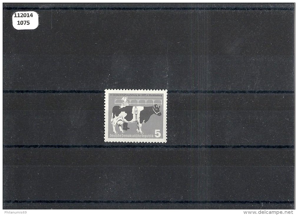 ALLEMAGNE ORIENTALE 1958 - YT N° 346 NEUF SANS CHARNIERE ** (MNH) GOMME D'ORIGINE LUXE - Neufs