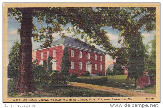 Old Pohick Church Washingtons Home Church Built 1773  Alexandria Virginia - Alexandria