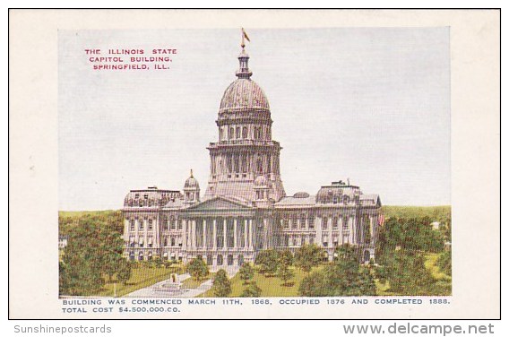 The Illinois State Capitol Building Springfield Illinois - Springfield – Illinois