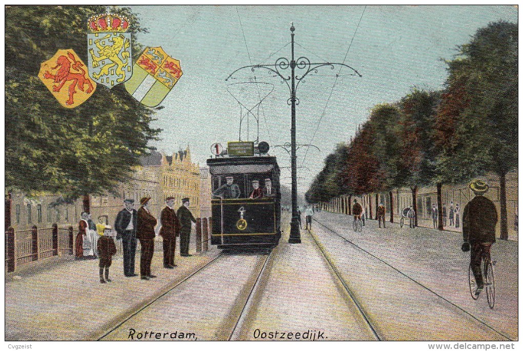 Rotterdam Oostzeedijk Met Tram - Rotterdam