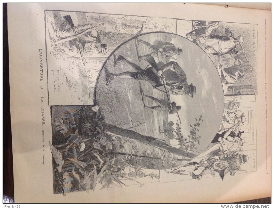 1892 HUMBERT 1er ROI D´ITALIE - LE TOMBEAU DE CHATEAUBRIAND - MIGRANTS JUIFS A NEW YORK - PARACHUTE CAPAZZA