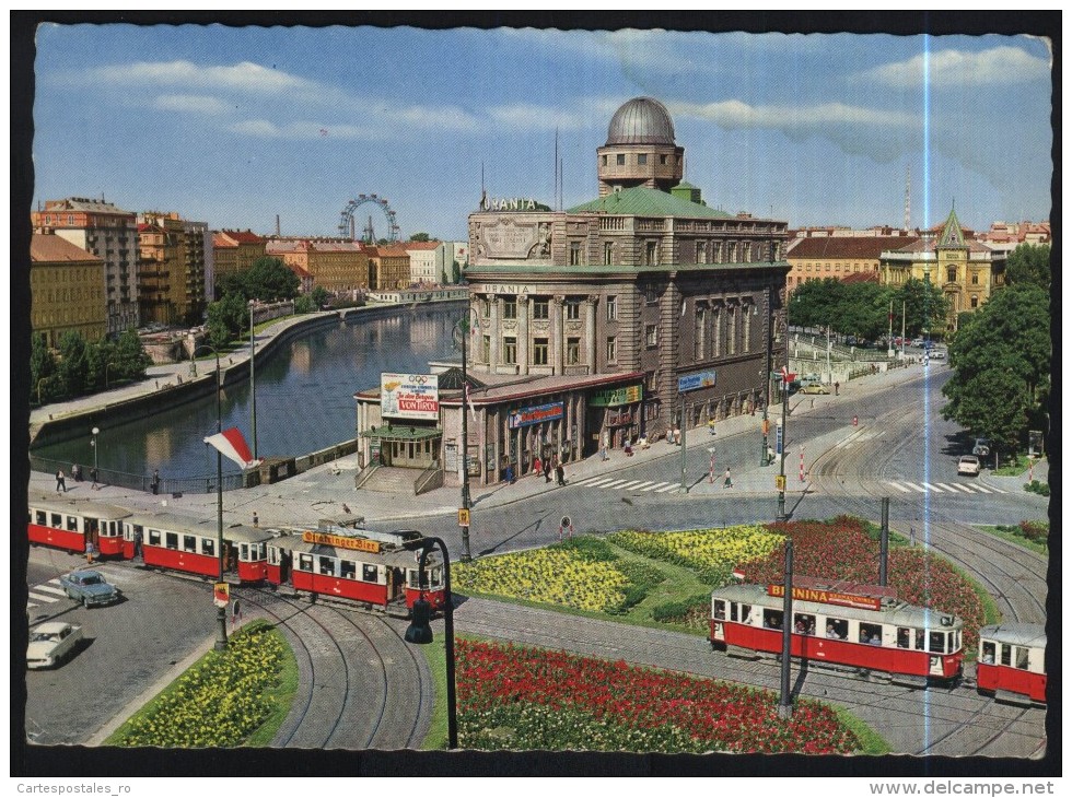 Wien-Vienna-urania-tram-tramway-unused,perfect Shape - Prater