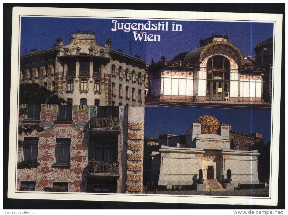 Wien-vienna-jugendstil-used,perfect Shape - Sonstige & Ohne Zuordnung