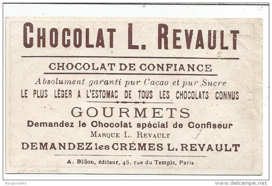 CHROMOS CHOCOLAT L. REVAULT - JEUX D'ENFANTS. - Autres & Non Classés