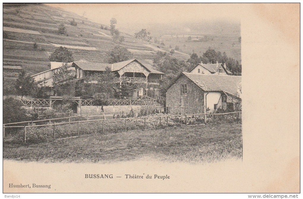 Bussang  - Theatre Du Peuple  - Scan Recto-verso - Bussang