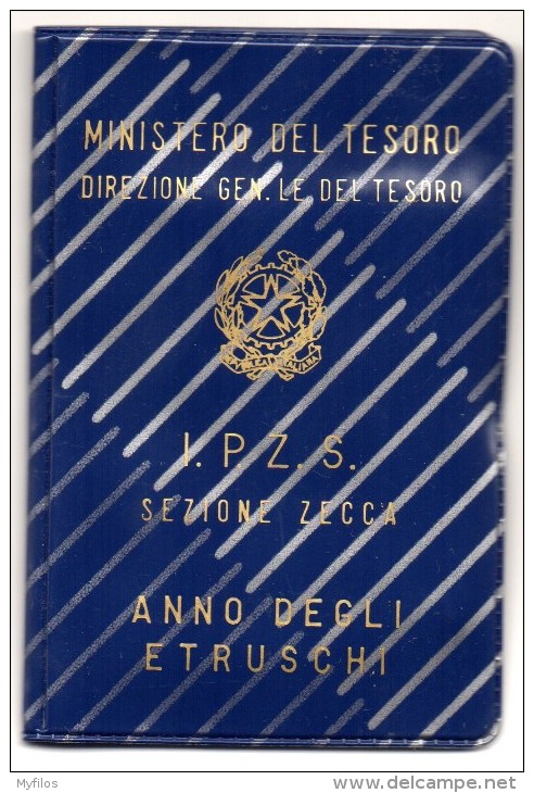 1985 ITALIA ANNO DEGLI ETRUSCHI L. 500 ARG. - Commemorative