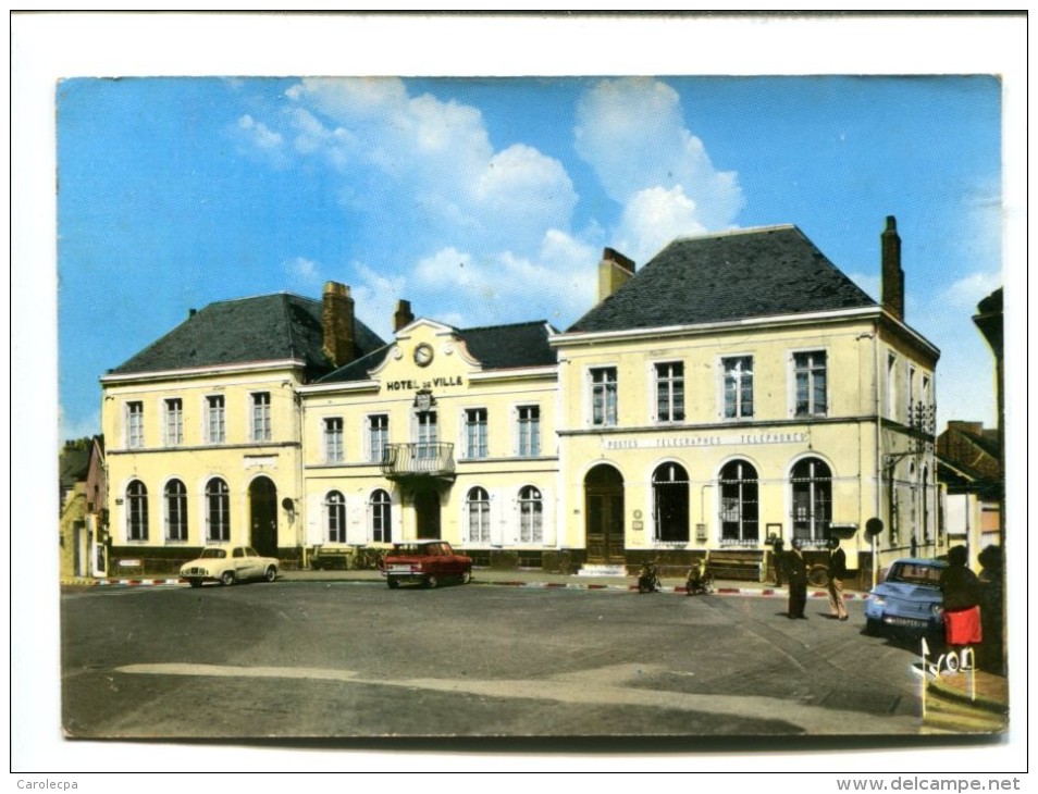 CP - OUTREAU (62) L Hotel De Ville - Other & Unclassified