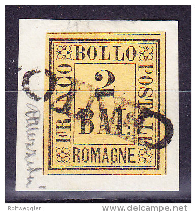 Romagna 1859  2 Baj.Mi.3 Gestempelt "Cento" - Romagne