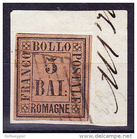 Romagna 1859  5 Baj.Mi.6 Gestempelt Signiert Diena - Romagne