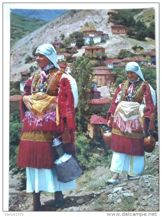 Cart. -   Costumi  - Ragazze De Villaggio Di Smilevo Iugoslavia. - Moda