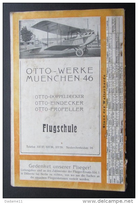 Illustrirte Flugtechnische Zeitschrift  17 Novembre 1915 N°23  40 Pages Et Nombreuse Publicité D'époque - Libri Vecchi E Da Collezione