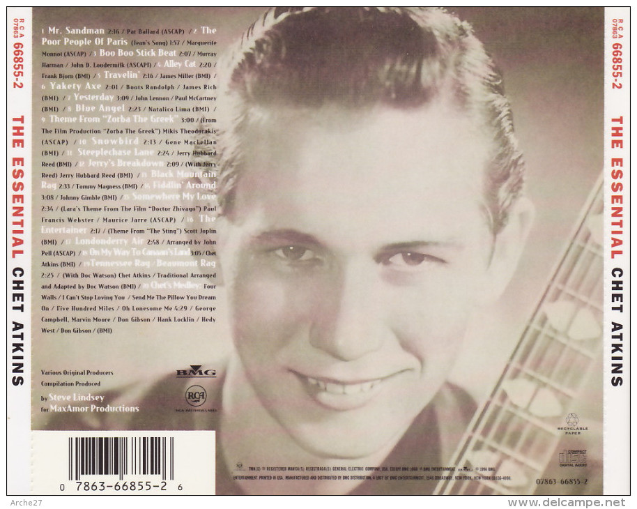 CD - CHET ATKINS - The Essential - Compilaties