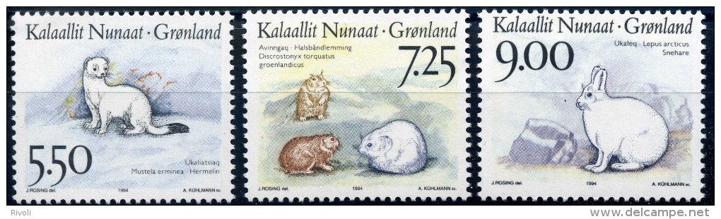 DANEMARK - GROELAND YVERT N° 237 à 239 - NEUF**1994 A SAISIR - Unused Stamps