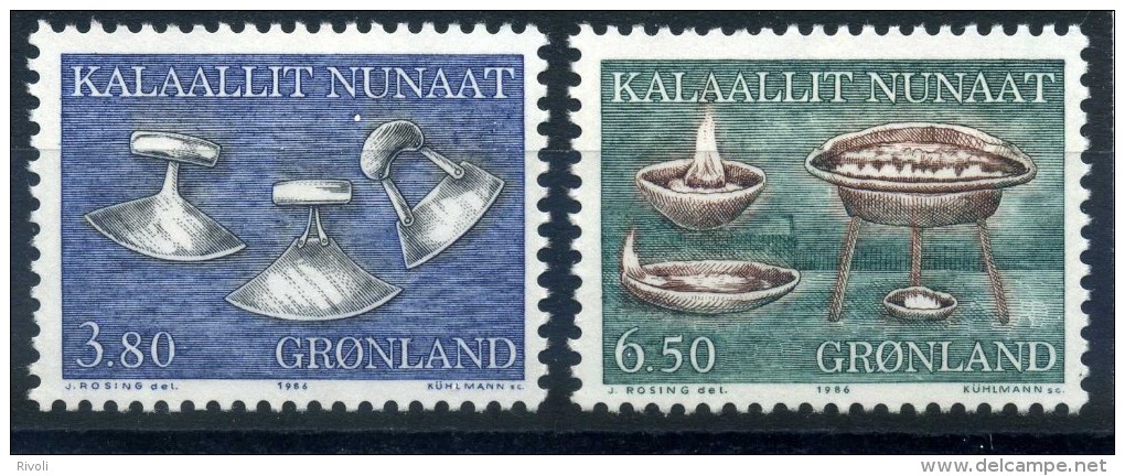 DANEMARK - GROELAND YVERT N° 153 à 154 - NEUF**1986 A SAISIR - Ongebruikt