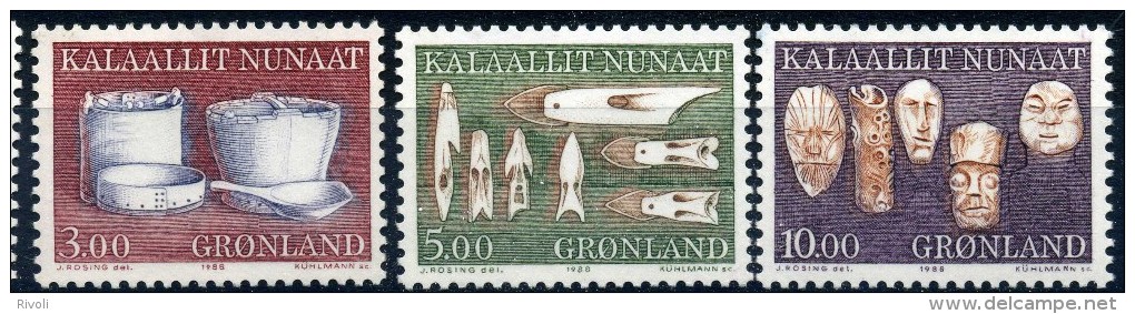 DANEMARK - GROELAND YVERT N° 174 à 176 NEUF**1988 A SAISIR - Unused Stamps