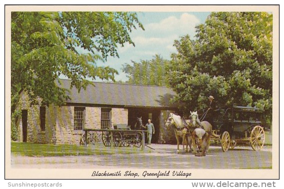 Blacksmith Shop Greenfield Village Dearborn Michigan - Dearborn