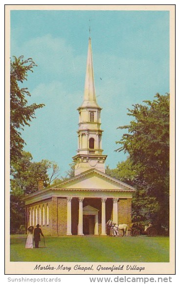 Martha Mary Chapel Greenfield Village Dearborn Michigan - Dearborn