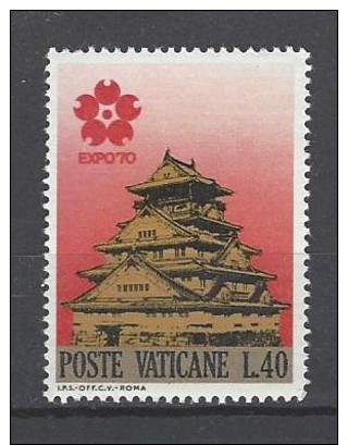 VATIKAN Mi-Nr. 557 Weltausstellung EXPO ’70, Osaka Postfrisch - Unused Stamps