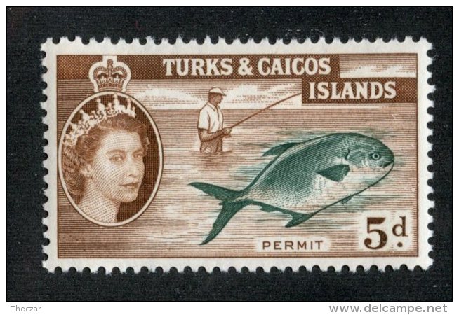 W2067  Turks 1957  Scott #127*   Offers Welcome! - Turks E Caicos