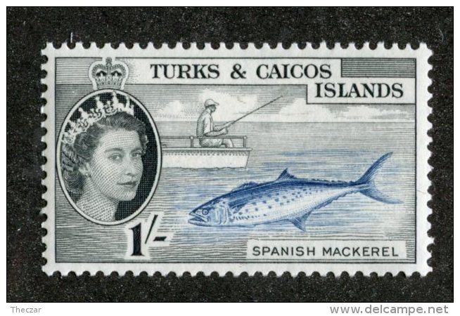 W2076  Turks 1957  Scott #130*   Offers Welcome! - Turks And Caicos