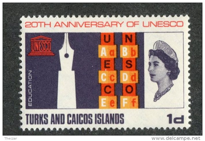 W2089  Turks 1966  Scott #155*   Offers Welcome! - Turcas Y Caicos