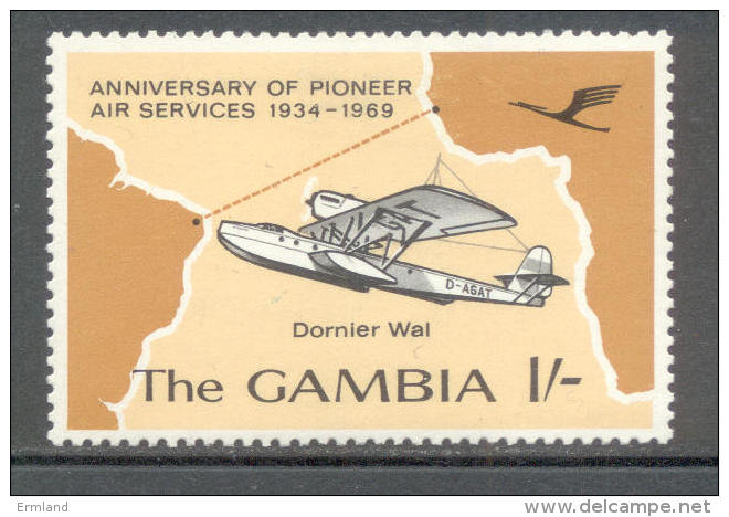 Gambia 1969 - Michel 237 * - Gambia (1965-...)