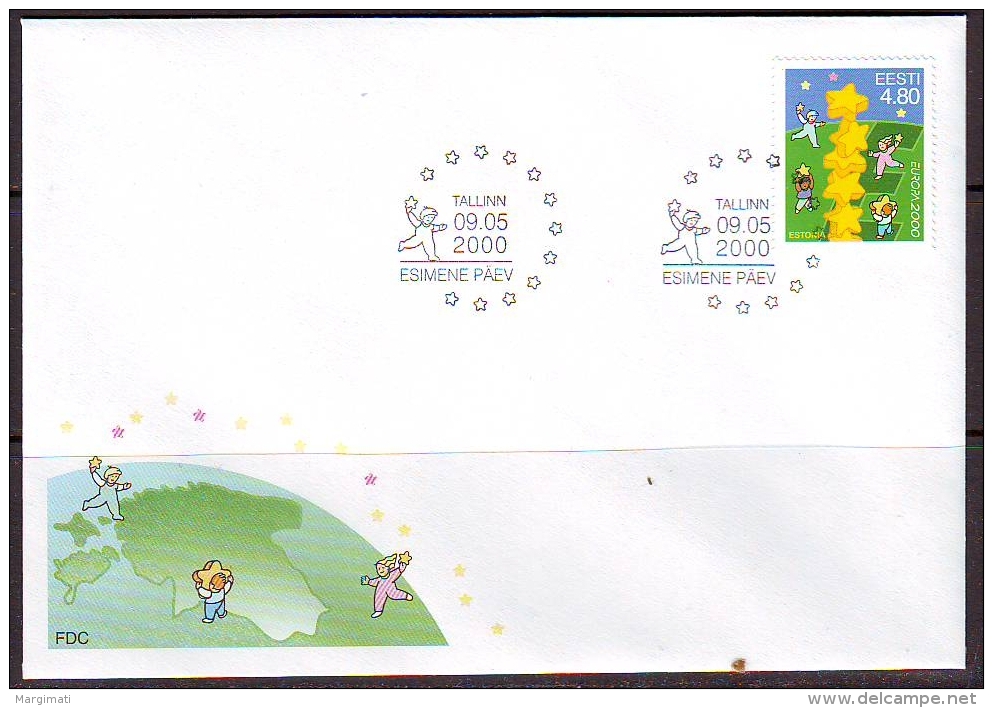 Estonia 2000.Europa 1v. FDC - Estonie