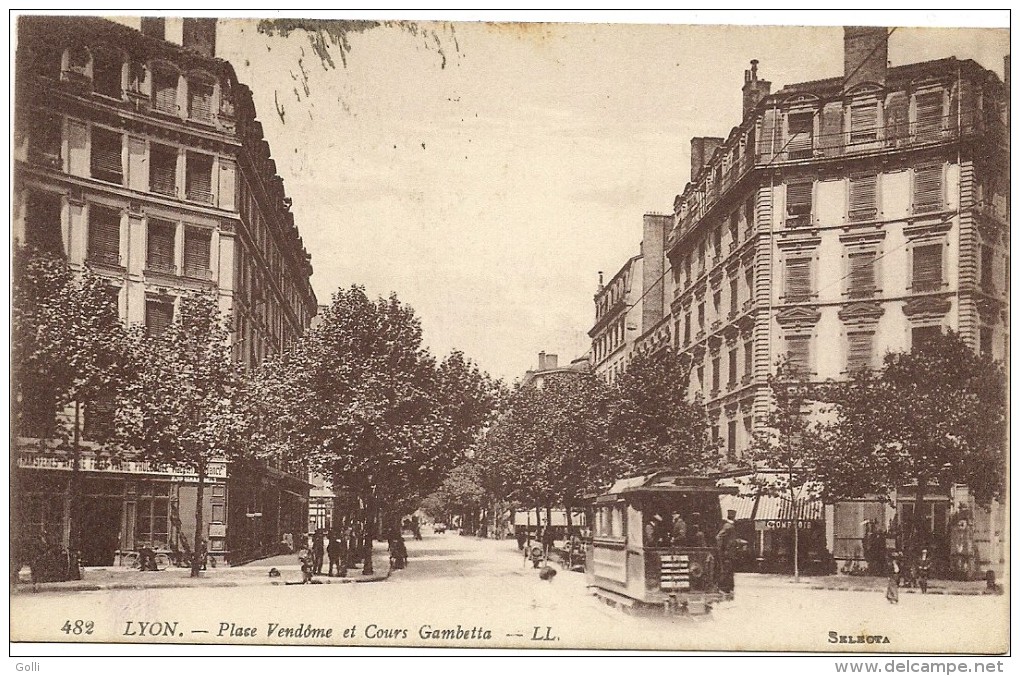 Lyon - Place Vendôme Et Cours Gambetta - Lyon 7