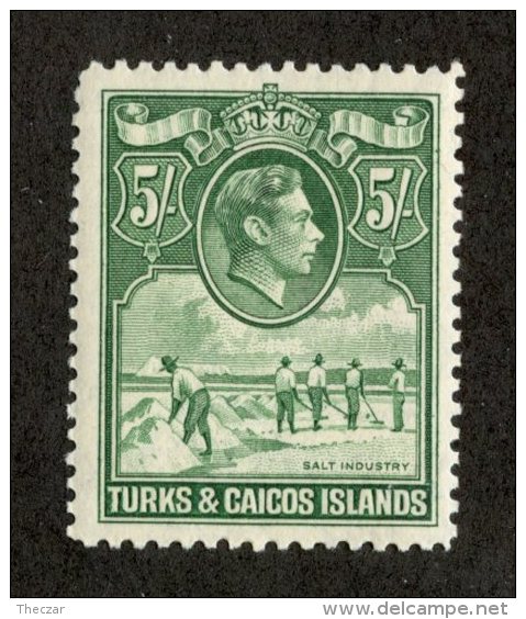 W2197  Turks 1938  Scott #88* Vlh  Offers Welcome! - Turks And Caicos