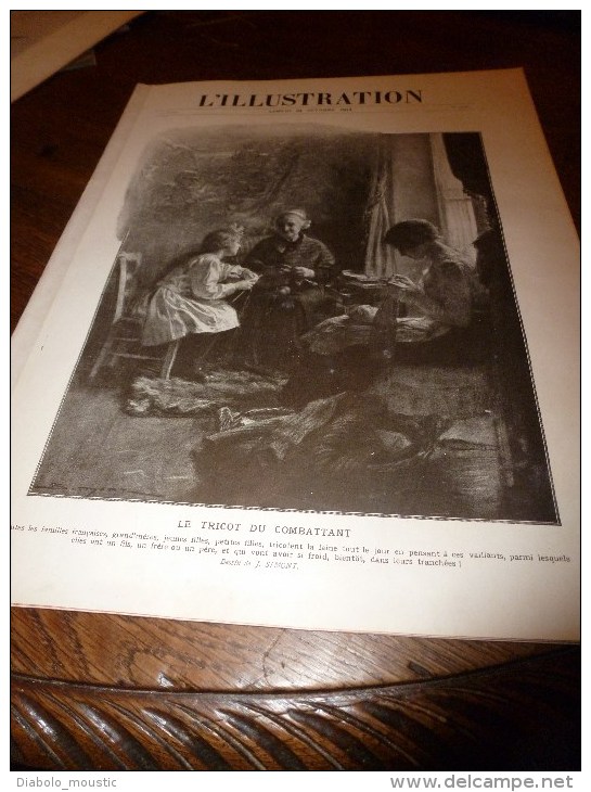 1914   ROYE;Notre Canon 75 En Action;Tirailleurs Sénégalais;L'héroïque Et Infortuné Peuple Belge; ARRAS....etc - L'Illustration