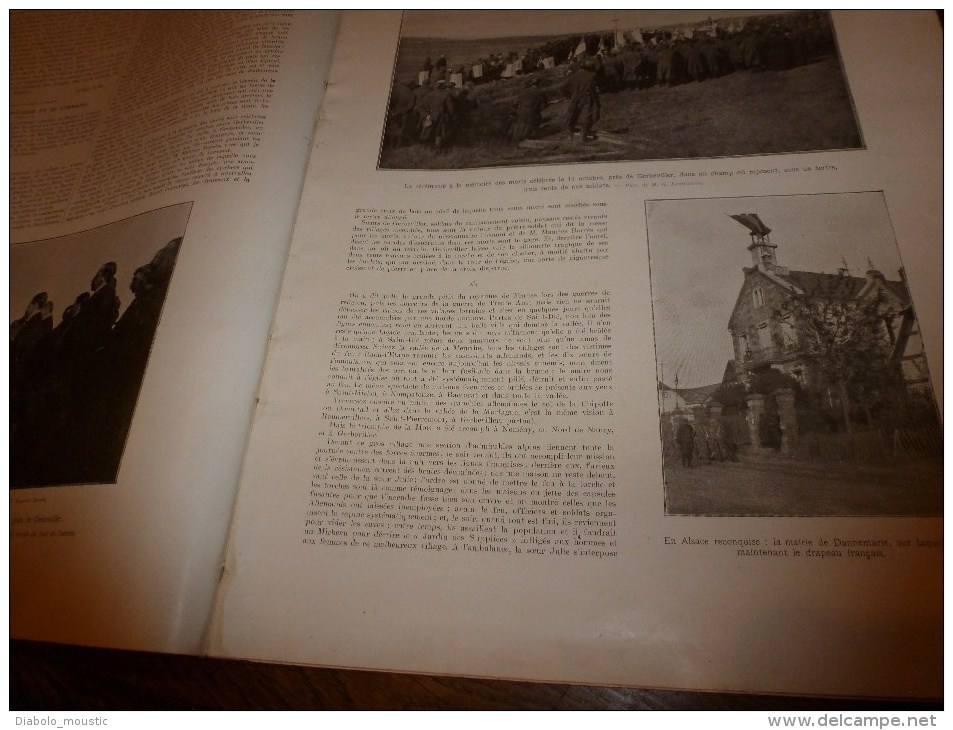 1914   ROYE;Notre Canon 75 En Action;Tirailleurs Sénégalais;L'héroïque Et Infortuné Peuple Belge; ARRAS....etc - L'Illustration