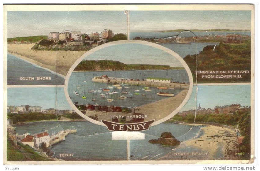CPA - Carte Système - TENBY - MULTIVUES - Edition Mailing Novelty - Pembrokeshire
