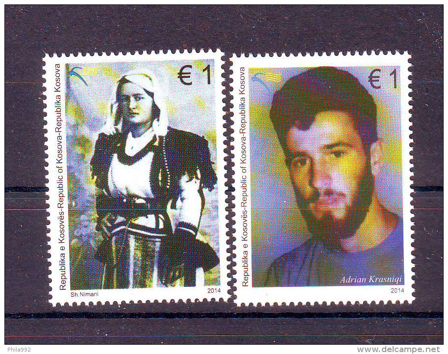 Kosovo 2014 Y Famous Persons Adrian Krasniqi MNH - Kosovo