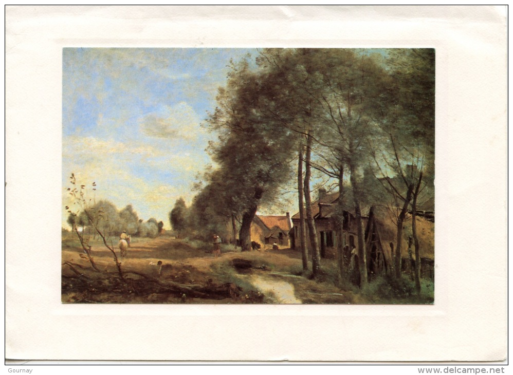 Sin Le Noble : Route De Sin Le Noble Par Jean Baptiste Corot 1873 (arts Peinture Tableaux) - Sin Le Noble