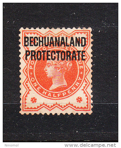 Bechuanaland   -    1898.  Victoria  ½ P  Red - 1885-1964 Protectorado De Bechuanaland