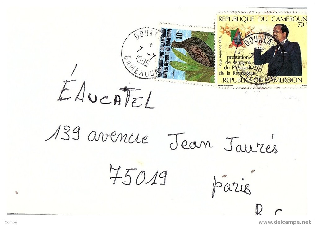 1986. Lettre CAMEROUN. PERDRIX / 5327 - Perdrix, Cailles