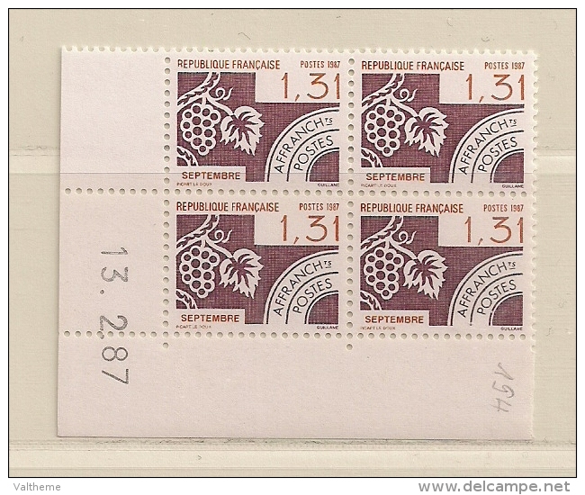 FRANCE ( FCDP - 19 )  1987 N° YVERT ET TELLIER  N° 194     N** - Precancels