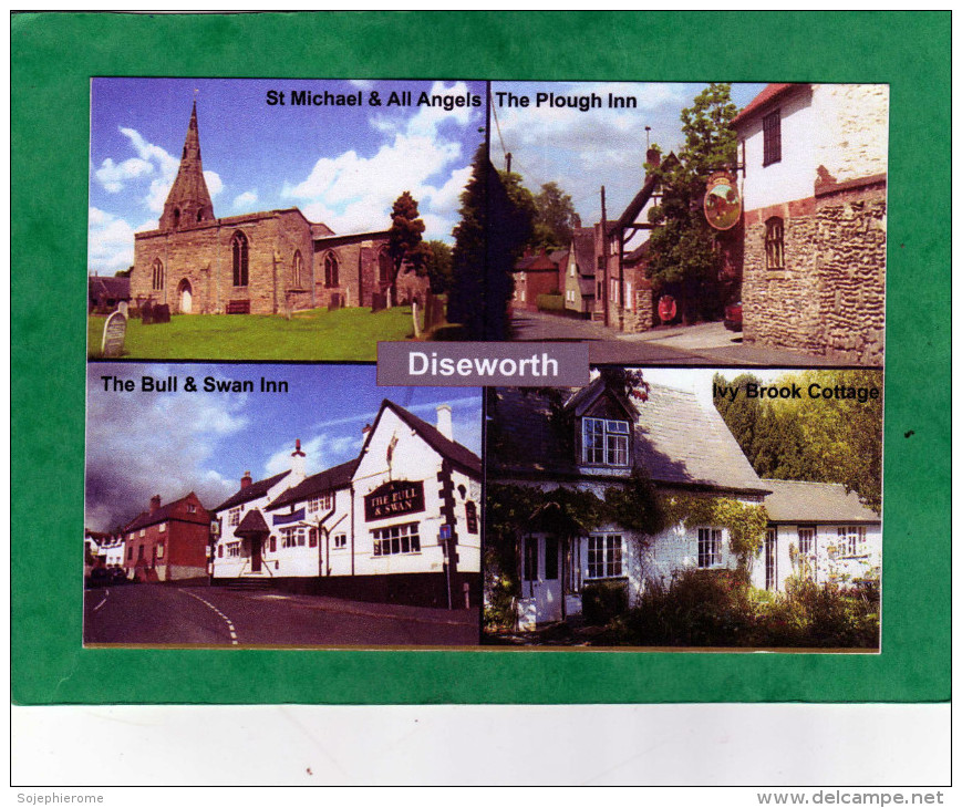 Diseworth St Michael & All Angels The Plough Inn The Bull & Swan Inn Ivy Brook Cottage Leicestershire 2 Scans - Autres & Non Classés