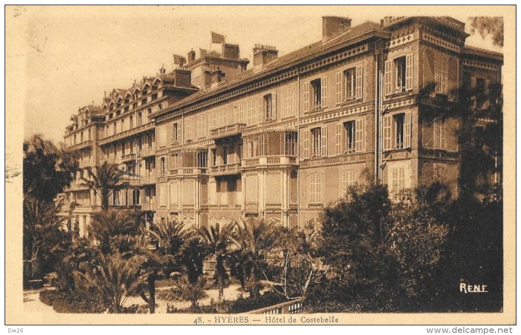 Hyères - Hôtel De Costebelle - Edition Bagarry Fils & Cie - Hyeres