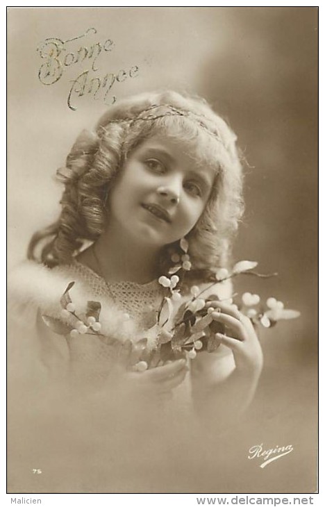 Ref C718- Enfants - Portrait De Fillette - Theme Fillettes  - Carte Bon Etat - - Portraits