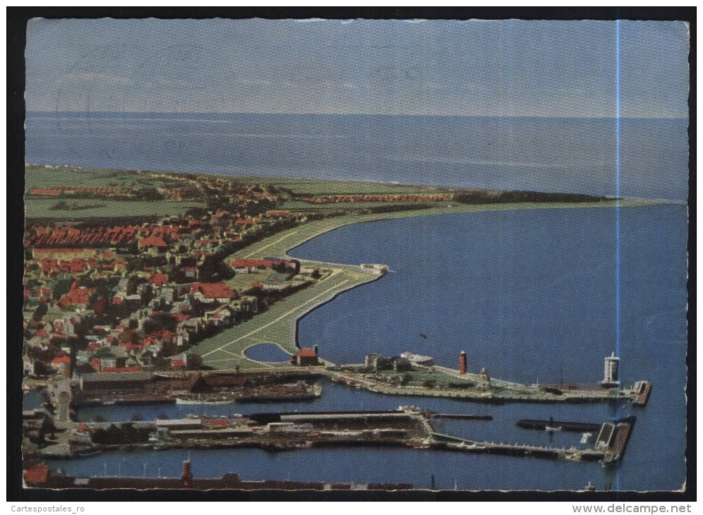 Cuxhaven-teilansicht Von Stadt Und Hafen-used,perfect Shape - Cuxhaven