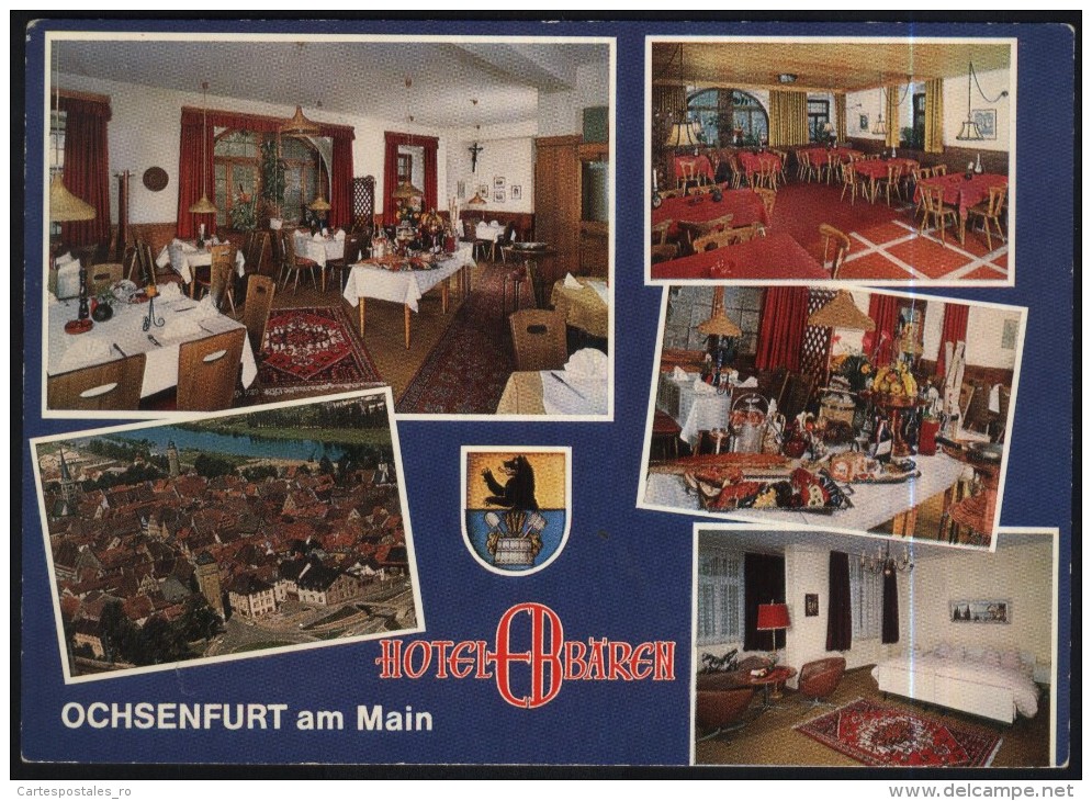 Ochsenfurt-hotel Baren-unused,perfect Shape - Ochsenfurt