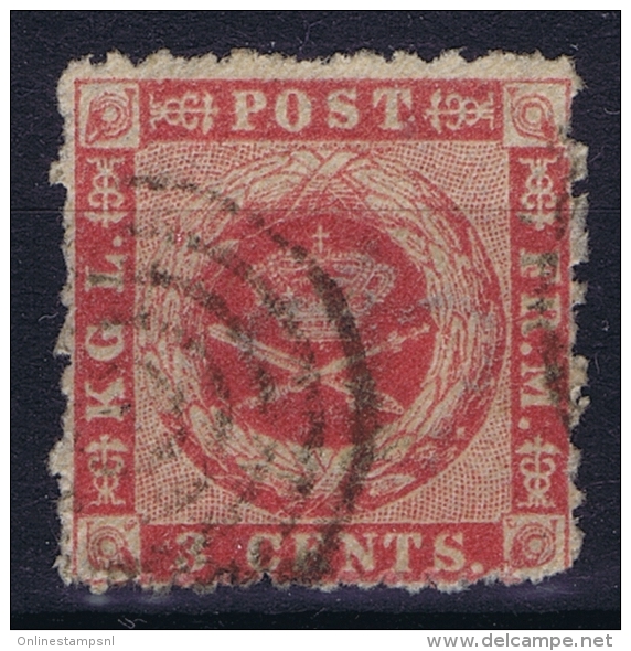 Danish West Indies: 1855 Nr 3 Used - Denmark (West Indies)