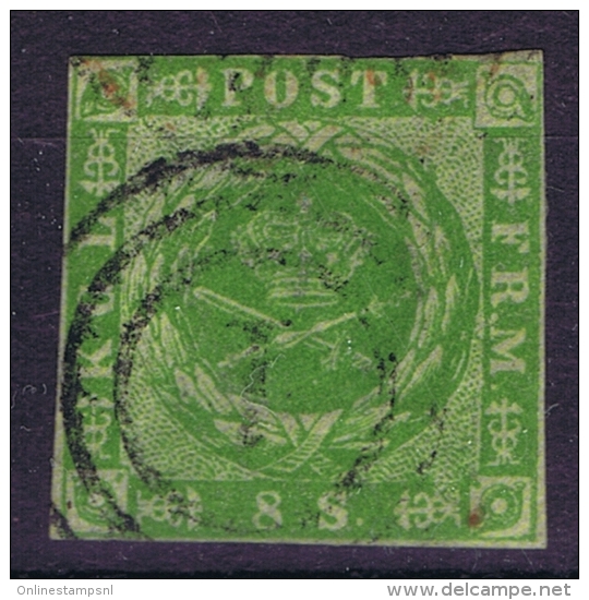 Danmark: 1854 Mi Nr 5 Yv Nr 5 Used - Usado